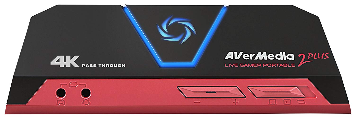 AVerMedia Live Gamer Portable 2 Plus, 4K Pass-Through, 4K Full HD 1080p60  USB Game Capture, Ultra Low Latency, Record, Stream, Plug & Play, Party  Chat for Xbox, Playstation, Nintendo Switch (GC513) –